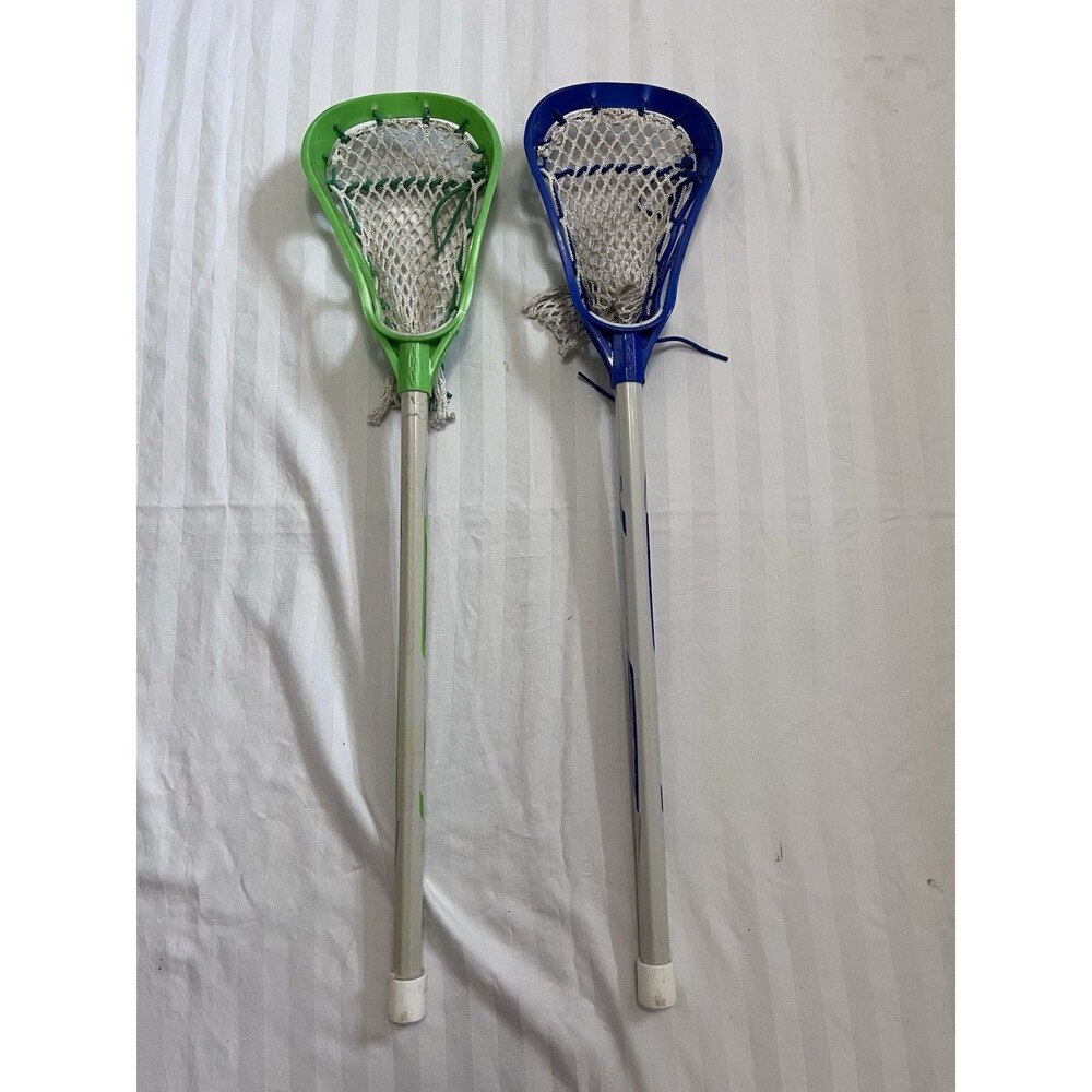 Set Of 2 Brine Super Toss Mini Lacrosse Sticks Pair Kids Fun Backyard Beach